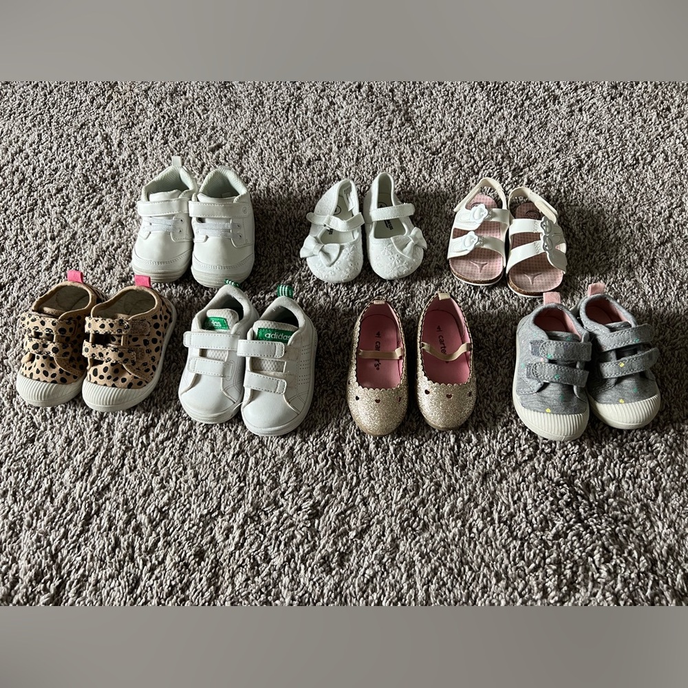 Baby girl shoes bundle- Size 4 baby/little girl